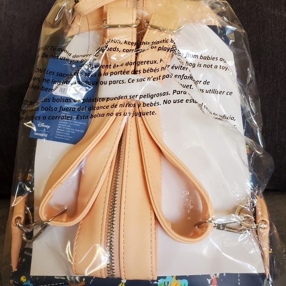 LOUNGEFLY Disneyland Map Mini Backpack - Picture 6 of 9